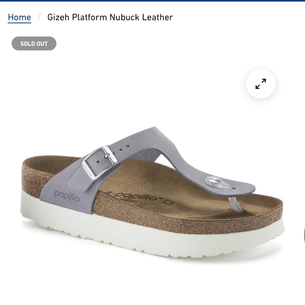 Papillio Birkenstock Gizeh Platform Sandals - EU 42